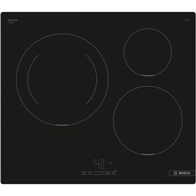 Bosch Serie 4 PUJ611BB5E plaque Noir Intégré 60 cm Plaque avec zone à induction 3 zone(s)
