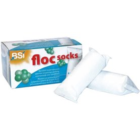 BSI - Floc Socks - Chaussette de Floculation - Floculant pour Piscine - 8 x 125g