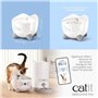 CAT IT Fontaine a eau automatique pour chat - 2,5 L - Bleu