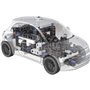 Clementoni - Coffret de construction Fiat 500 électrique - Application dispoonible - Fabriqué en Italie