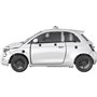 Clementoni - Coffret de construction Fiat 500 électrique - Application dispoonible - Fabriqué en Italie