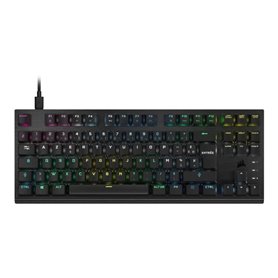 Clavier Gaming optique-mécanique - AZERTY - CORSAIR - K60 PRO TKL - Sans Pavé Numérique - Rétroéclairé RGB - Noir (CH-911D01A-FR