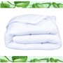 Couette 220x240 cm DODO ALoe - Tempérée - 300G/m² - Couette 2 personnes - Douce et Confortable - Blanc