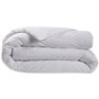 Housse de couette DODO - 260x240 cm - Coton - Antibactérien - Blanc