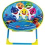 Siege lune pliant pour enfant - FUN HOUSE - BABY SHARK - Bleu - H.47x L.54x P.45 cm