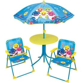 FUN HOUSE Baby Shark Salon de jardin - 1 table H.46xø46 cm