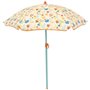 Table pique-nique en pin FUN HOUSE Fruity's avec parasol pour enfant - Multicolore/Orange