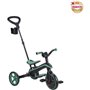 Tricycle évolutif EXPLORER 4 EN 1 PLIABLE - GLOBBER - Olive - Draisienne - de 10 mois a 5 ans - Montage sans outils