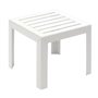 Table basse - GROSFILLEX - Miami - Blanc - 40x40 - Résine