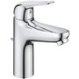 Mitigeur monocommande lavabo - GROHE Swift - 24328001 - Chromé - Taille M - Ouverture Eau Froide - Economie d'eau -Tirette et vi