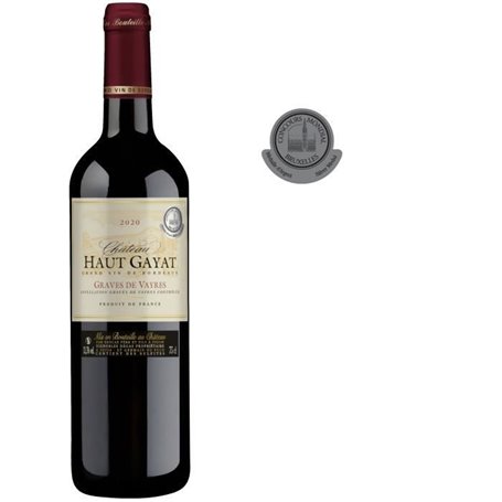 Château Haut Gayat Graves de Vayres - Vin rouge de Bordeaux