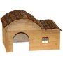 Maison pour rongeur - KERBL - Nature - Toit galbé - 40 x 25 x 25 cm