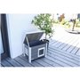 Maison pour chat - KERBL - ECO Eli - Gris / Blanc - 57 x 45 x 43 cm