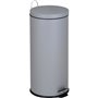 KITCHEN MOVE Poubelle de cuisine a pédale URBAN 30L - En acier Gris