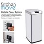 KITCHEN MOVE Poubelle automatique PARKSIDE - 50L - Inox avec cerclage