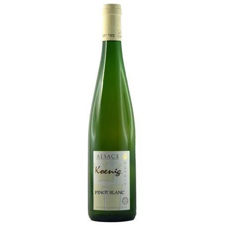 KoeNIG Pinot Blanc Grand Vin d'Alsace Casher - Blanc - 75 cl