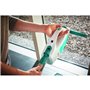 Kit aspirateur a vitres Dry&Clean 51001 Leifheit - Lave vitre sans trace nettoyeur fenetres 360° multi usages avec manch
