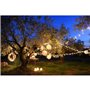 Guirlande lumineuse solaire Yogy Solar - LUMI JARDIN - 200 LED - 1700 cm - Blanc chaud