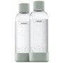 Pack de 2 bouteilles MYSODA Pigeon PET et Biocomposite 1L - Compatible avec toutes les machines MYSODA