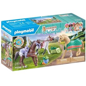 PLAYMOBIL 71356 Horses of Waterfall - 3 chevaux Morgan