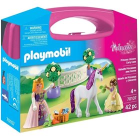 PLAYMOBIL - 70107 - Valisette Princesses avec licorne