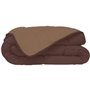 CALGARY Couette chaude Microfibre 400g/m² Choco & Moka 200x200cm