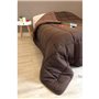 CALGARY Couette chaude Microfibre 400g/m² Choco & Moka 200x200cm