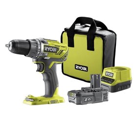 RYOBI Perceuse-visseuse sans fil 18V 50Nm Mandrin 13mm + 1 batterie 2