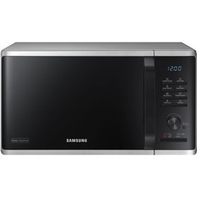 Micro-ondes solo - SAMSUNG - MS23K3555ES - Acier inoxydable - 23L - Contrôle électronique + bouton - Fonction maintien au chaud