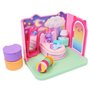 Gabby's Dollhouse - Gabby et la Maison Magique - Playset Deluxe La Chambre De Polochat - Pièce De Jeu Avec 1 Figurine & 