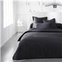 Housse de couette TODAY Essential - 220 x 240 cm - 2 personnes - 100% Coton uni - Fusain