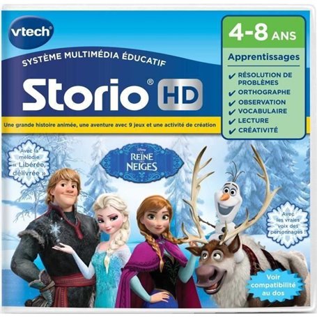 VTech Jeu Storio HD La reine des neiges