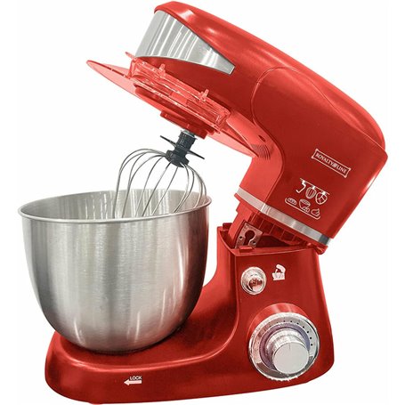 Mixeur/mélangeur de pâte Royalty Line PKM-1600 Rouge 1800 W 5