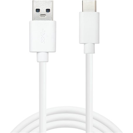 Câble USB A vers USB-C Sandberg 136-15 Blanc 1 m (1 Unité)