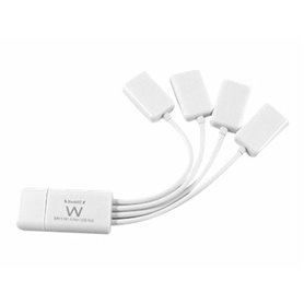 Ewent EW1110 hub & concentrateur 480 Mbit/s Blanc