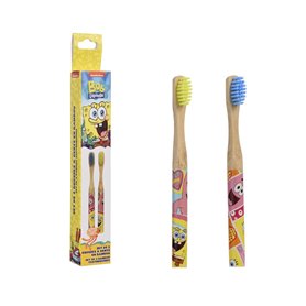 Brosse à Dents pour Enfants Take Care   Bob l'Eponge 2 Pièces