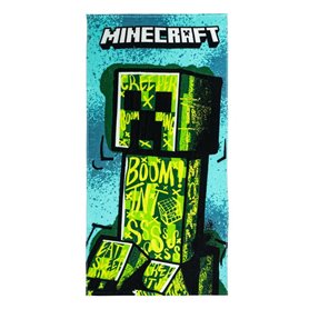 Serviette de plage Minecraft Vert 70 x 140 cm