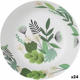 Assiette creuse La Mediterránea Flora Mélamine 20 x 20 x 5 cm (24 Unités)