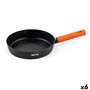 Poêle Quttin Gastro Noir Orange 43 x 25 x 5 cm (6 Unités)