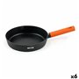 Poêle Quttin Gastro Noir Orange 42 x 27