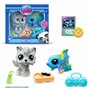 Ensemble de Figurines Bandai Littlest Pet Shop 2 Pièces Animaux de compagnie