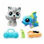 Ensemble de Figurines Bandai Littlest Pet Shop 2 Pièces Animaux de compagnie