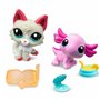 Ensemble de Figurines Bandai Littlest Pet Shop 2 Pièces Animaux de compagnie