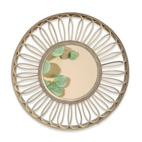 Miroir mural Versa Rotin Miroir Rond 2 x 46 x 46 cm