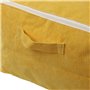 Boîte de rangement Versa Corduroy 38 x 26 x 26 cm Jaune