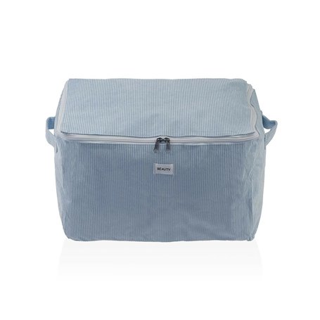 Boîte de rangement Versa Corduroy 38 x 26 x 26 cm Bleu