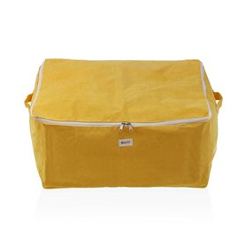 Boîte de rangement Versa Corduroy 40 x 25 x 50 cm Jaune