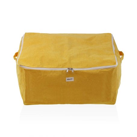 Boîte de rangement Versa Corduroy 40 x 25 x 50 cm Jaune