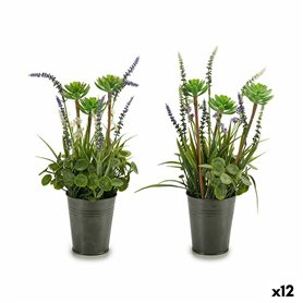 Plante décorative Lavande Métal Plastique 13 x 40 x 13 cm (12 Unités)