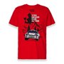 T-shirt à manches courtes homme RADIKAL YOU NEVER RUN ALONE Rouge L
